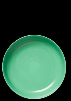 Lyngby Porcelæn Rhombe Color Serveringsskål Ø28 cm grøn Hot