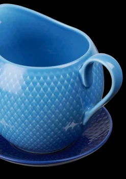 Lyngby Porcelæn Rhombe Color Saucekande 67 cl blå | Køb her Online