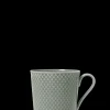Lyngby Porcelæn Rhombe Earth Krus med hank 39 cl moss New