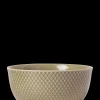 Lyngby Porcelæn Rhombe Earth Serveringsskål Ø17.5 cm clay Outlet