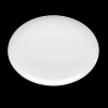 Lyngby Porcelæn Rhombe Ovalt serveringsfad 42x32 hvid Best