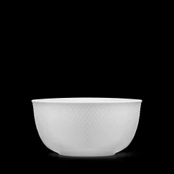 Lyngby Porcelæn Rhombe Serveringsskål Ø17.5 cm hvid New