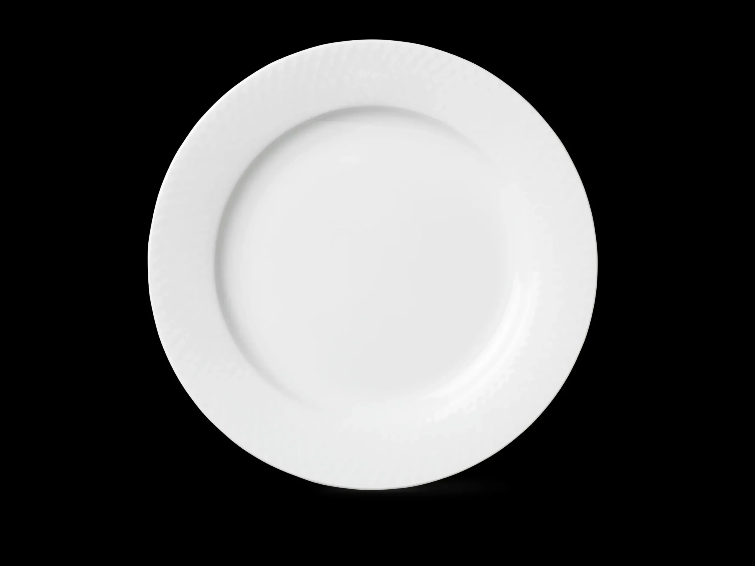 Lyngby Porcelæn Rhombe Tallerken Ø23 cm hvid | Køb her New