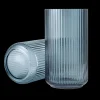 Lyngby Porcelæn Vase H31 cm i blå fra serien Lyngby Hot
