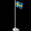 Rosendahl Bordflag svensk H35 sølvfarvet | Køb her Hot