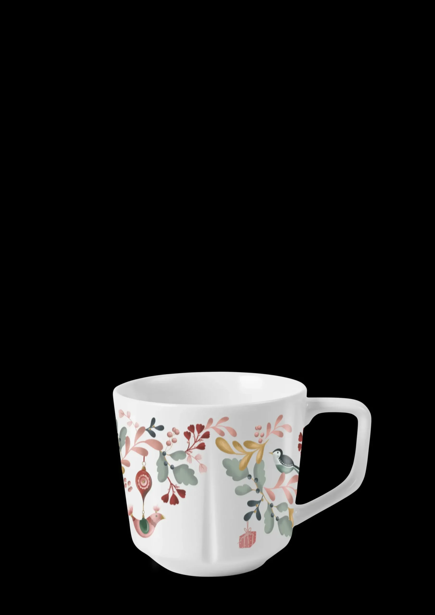 Rosendahl GC Cottage Krus 30 cl hvid m. deko | Køb nu Online