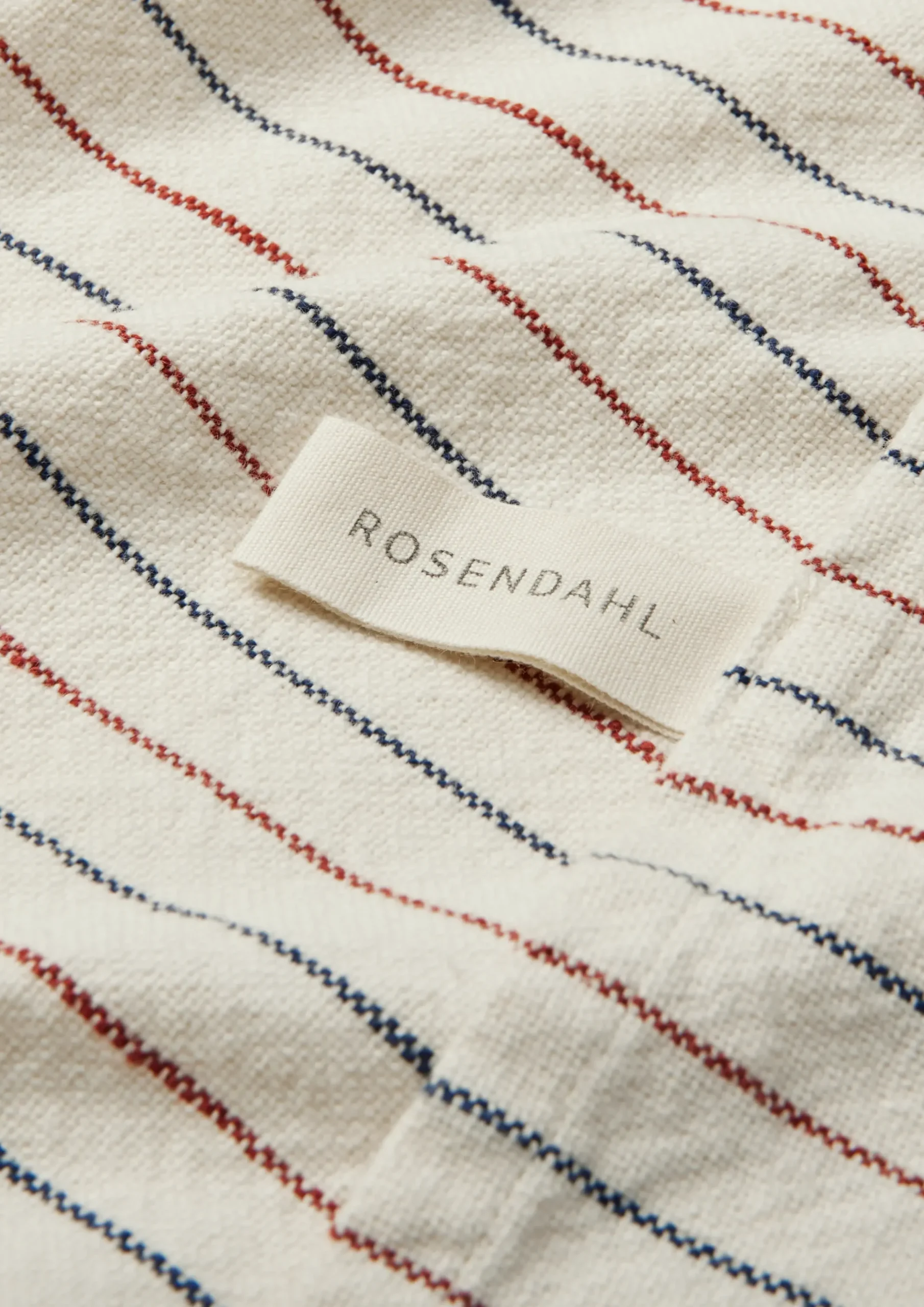 Rosendahl Textiles Garn Viskestykke 50x70 cm blå/terracotta New